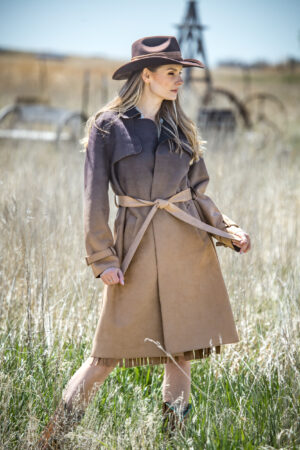 Ombre Trench Coat