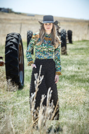 Painted Fringe Blouse